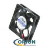 Вентилятор  50х50х10mm DC 12V 0.13A (качения) JAMICON KF0510B1H-R с гибким отводом 270мм 2 pin