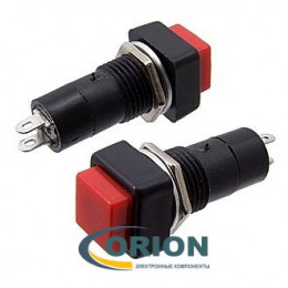 Кнопка PBS-12A ON-OFF 250V 3A красная