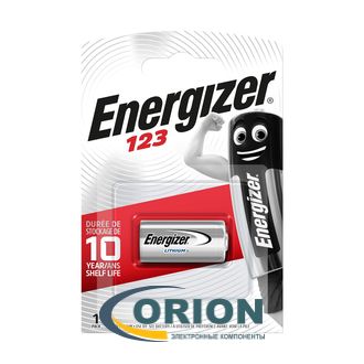 Батарейка CR123A/CR17345 3V Energizer 17х34.5мм