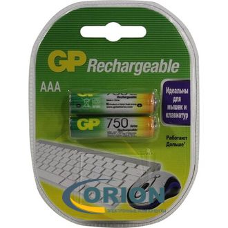 Аккумулятор R03/AAA 1.2V 750mАh NiMh GP [2 штуки]