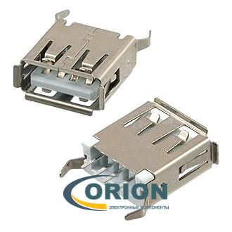 USBA-110 Розетка на плату 4pin