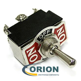 Тумблер KN3(B)-223(A) (ON)-OFF-(ON) 250V 10A