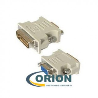Переходник DVI штекер - HD-15 15 pin (VGA) гнездо