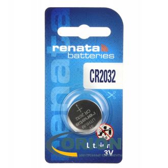 Батарейка CR2032 3V Renata 20х3.2мм