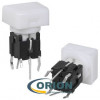 Кнопка TS5-3WR-11S LED красная 12VDC без фиксации, с подсветкой