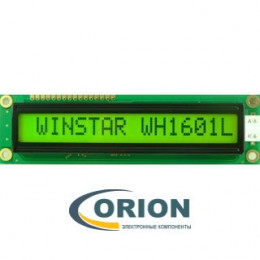 Дисплей WH1601L-YGH-CT# WINSTAR