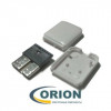 USB 3.0 micro Штекер на кабель с корпусом 10pin (белый)