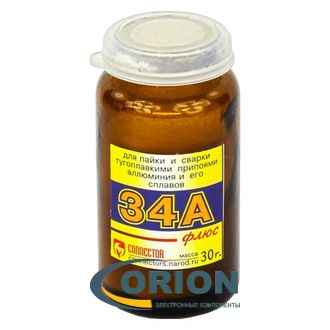 Флюс 34А для алюминия порошковый 30гр Connector
