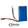 Аккумулятор 1200mAh 7.4V 14500 с проводом 2 pin JST + балансирочный провод