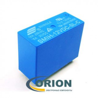 Реле SMIH-12VDC-SL-C 12VDC 16A 1C SONGLE = HLS-14F2L-DC12V-C