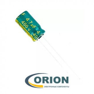 Конденсатор      4.7uf 400V CHONGX (+105С) 8x12 -+ 20%