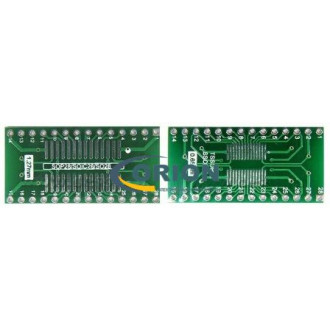Переходник SOP4-28 шаг 1.27мм в SSOP4-28 шаг 0.65мм (№ 219)