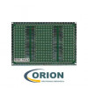 Макетная плата двухсторонняя 120х80мм soic 104x2 шаг 2.54мм