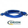 Шнур USB3.0 A штекер - USB3.0 mini-B(10P) штекер 1.8м (v3.0) Orient MU-310