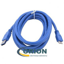 Шнур USB3.0 A штекер - USB3.0 micro-B(10P) штекер 1.8м (v3.0) Cablexpert CCP-MUSB3-AMBM-6