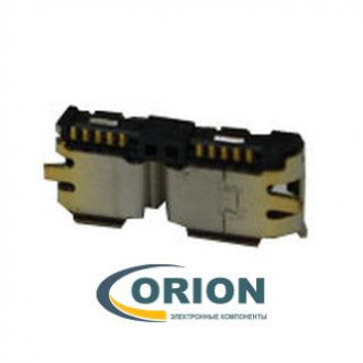 USB 3.0 micro Розетка на плату 10pin SMD SMT B-type