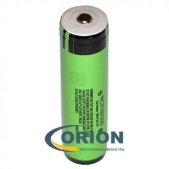 Аккумулятор 3200mAh 3.7V NCR18650B Panasonic с наконечником с защитой