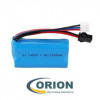 Аккумулятор 1200mAh 7.4V 14500 с проводом 2 pin SM2.54-2P + балансирочный провод