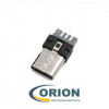USB micro Штекер на кабель 5pin без корпуса (тип 2)