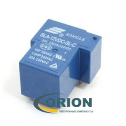 Реле SLA (T90) 12VDС-SL-С 12VDC 30A 1C SONGLE (Mark: SLA-12VDС-SL-С) = JQX-15F