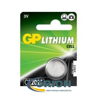 Батарейка CR2025 3V GP 20х2.5мм