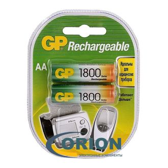 Аккумулятор R6/AA 1.2V 1800mАh NiMh GP [2 штуки]