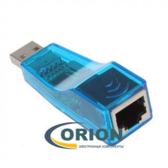 Переходник Адаптер USB A штекер - RJ-45 гнездо JP1082 (USB to Ethernet)