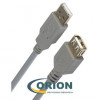 Шнур USB A штекер - USB A гнездо  1.8м (v2.0) PREMIER