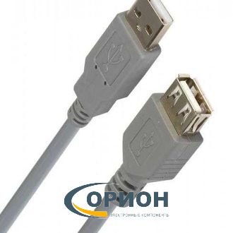 Шнур USB A штекер - USB A гнездо  5.0м (v2.0) PREMIER