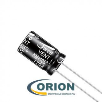 Конденсатор     10uf 160V JWCO (+105С) 8х12