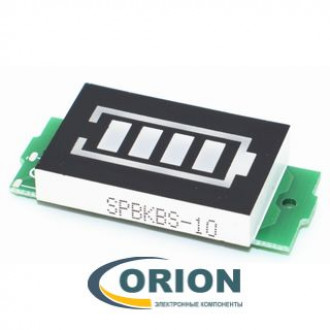 Индикатор для литиевых элементов  6.6-8.4V (синий) 2S (31*20*7мм)