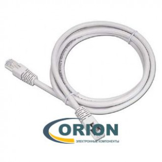 Шнур UTP 4 пары 5E-категории RJ-45  0.5м NetLan EC-PC4UD55B-005-GY-10