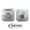 Батарейка 329 (SR371SW) 1.55V Renata 3.1х7.9мм