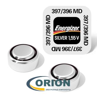 Батарейка 397/396 (SR726SW) 1.55V Energizer 2.6х7.9мм (G2)