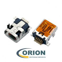 USB mini Розетка на плату 10pin