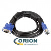 Шнур VGA Premium 15/15M  1.8м (ферритовые кольца) VCOM VVG6448