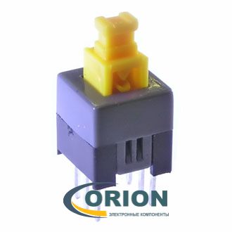 Кнопка PB22E07 = PS700N 7x7x12мм без фиксации 30V 0.1A 6pin