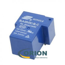 Реле SLA (T90)  5VDC-SL-C 5VDC 30A 1C SONGLE (Mark: SLA-05VDC-SL-C)
