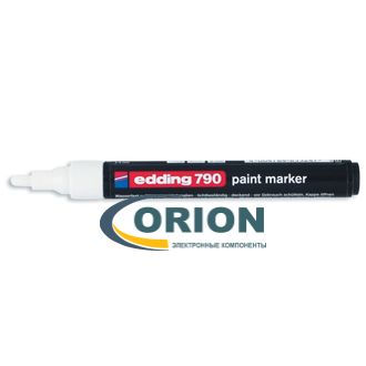 Маркер Edding E-790 (2,0-3,0мм) белый для печатных плат - лакирующий эффект