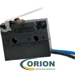 Микропереключатель WS1-Z3-W150R500 ON-(ON) 250V 5A рычажного типа с проводами