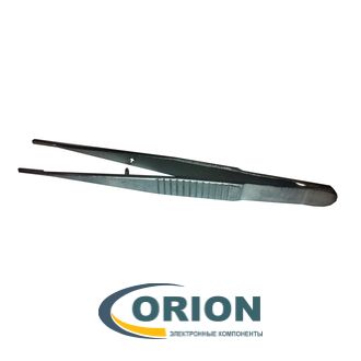 Пинцет 100мм прямой с центровкой (СССР)