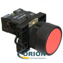 Кнопочный переключатель LXA2 (3SA5)-BA42 ON-(OFF) NC красная 3A 240V