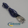 Шнур USB A штекер - USB micro-B(5P) штекер 1.0м (v2.0) лента текстиль SH0072-V8