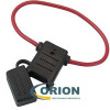 Держатель предохранителя флажковый с кабелем 12AWG (3.4мм2) STANDARD