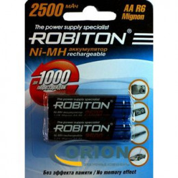 Аккумулятор R6/AA 1.2V 2500mАh NiMh ROBITON [2 штуки]