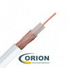 Провод телевизионный RG6U + Cu 75ом REXANT (медный, белый)