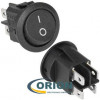 Переключатель, выключатель KCD1-201-8-C3-B/4P ON-OFF 250V 6A 4 pin (черный/круглый)