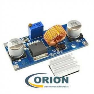 Регулируемый импульсный понижающий стабилизатор напряжения 0.8-30V 5А на XL4015