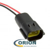 DJ70214Y-2-11 влагозащищенный с проводами 20AWG 200мм 2 pin вилка