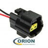 DJ70214Y-2-21 влагозащищенный с проводами 20AWG 200мм 2 pin розетка